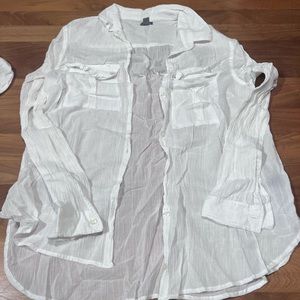 Sheer Button Down from Aerie!